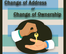 Change of Address or Ownership